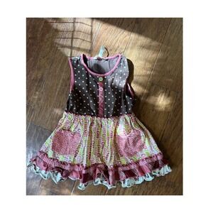 Matilda Jane Heart to Heart Full Bloom Mixed Print Sara‎ Top Size 8